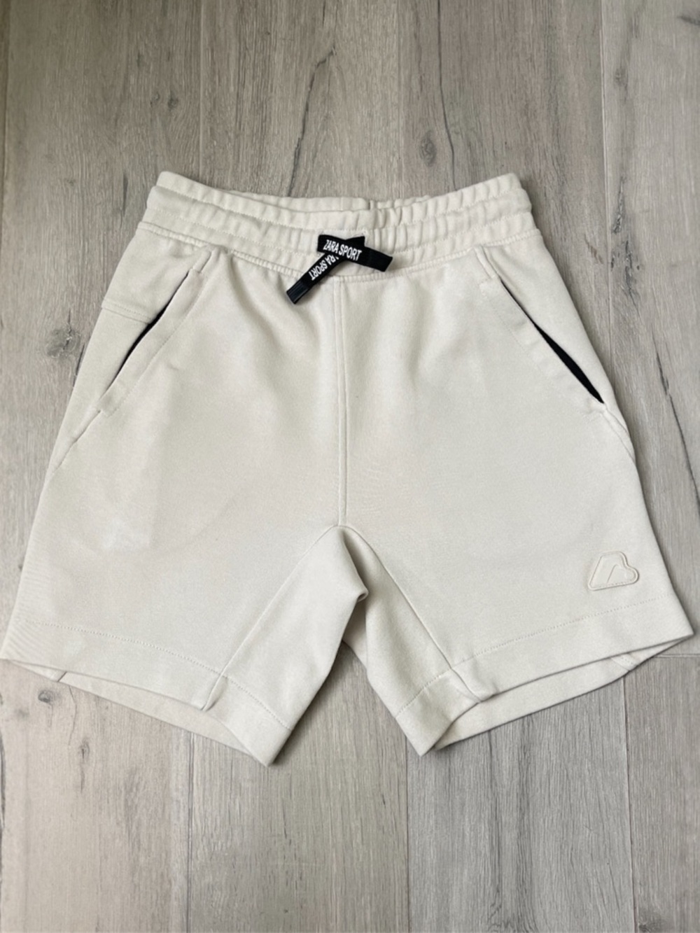 Zara Sport Kids Boys Cream Athletic Shorts Size 9 134cm